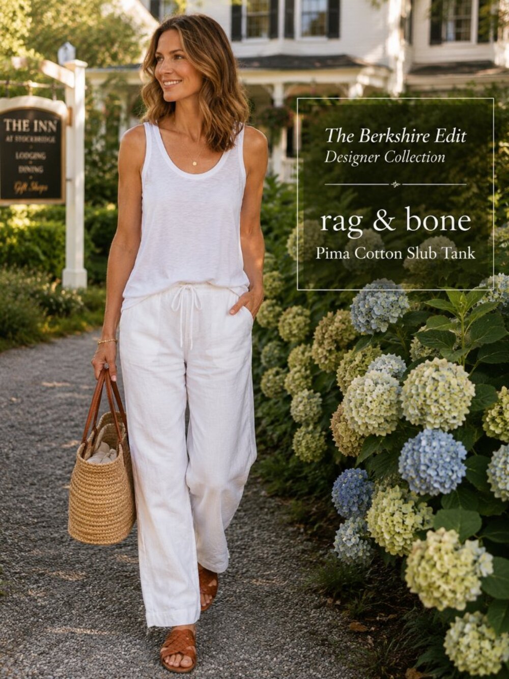 rag & bone White Pima Cotton Slub Tank Top Sleeveless Made in Peru XXS